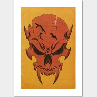 Horned Skull Posters and Art